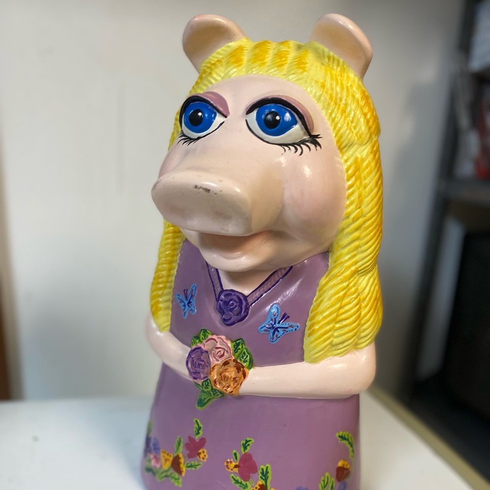 Antique Miss piggy bank